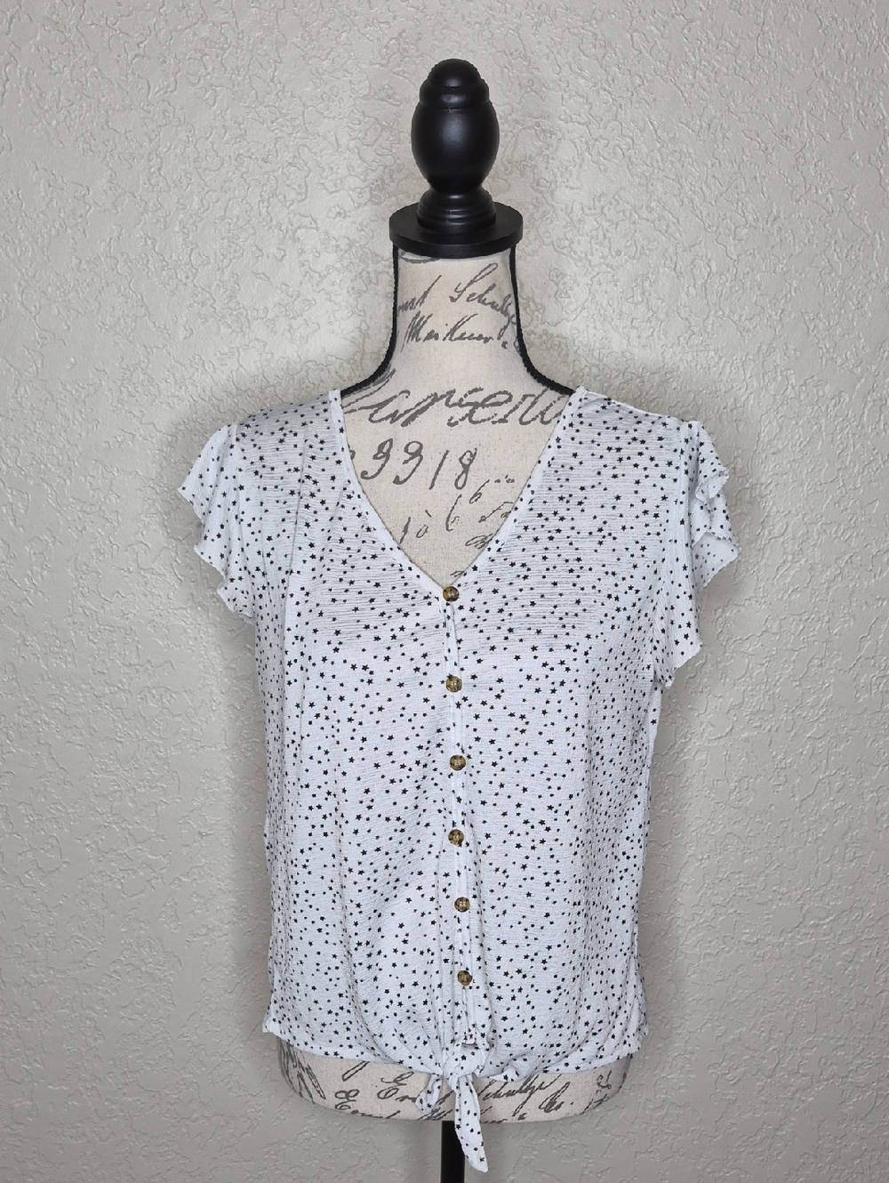 All In Love Star Print Top Size M